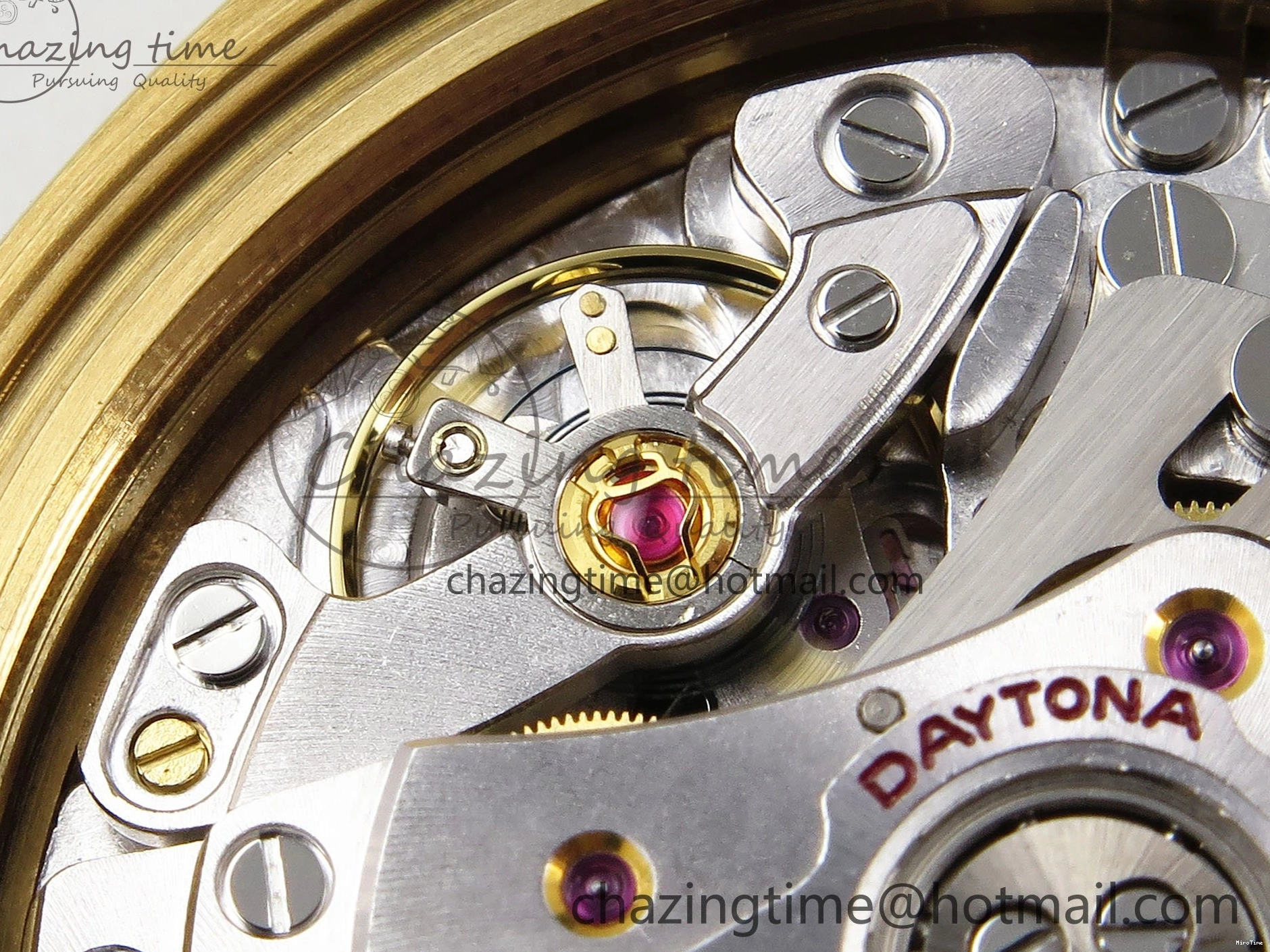 MiroTime 0220 Efficient Daytona 116518 Clean 1:1 Best Edition YG Dial on Oysterflex Rubber Strap SA 1673